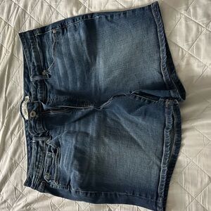 Torrid Dark Blue Denim Shorts